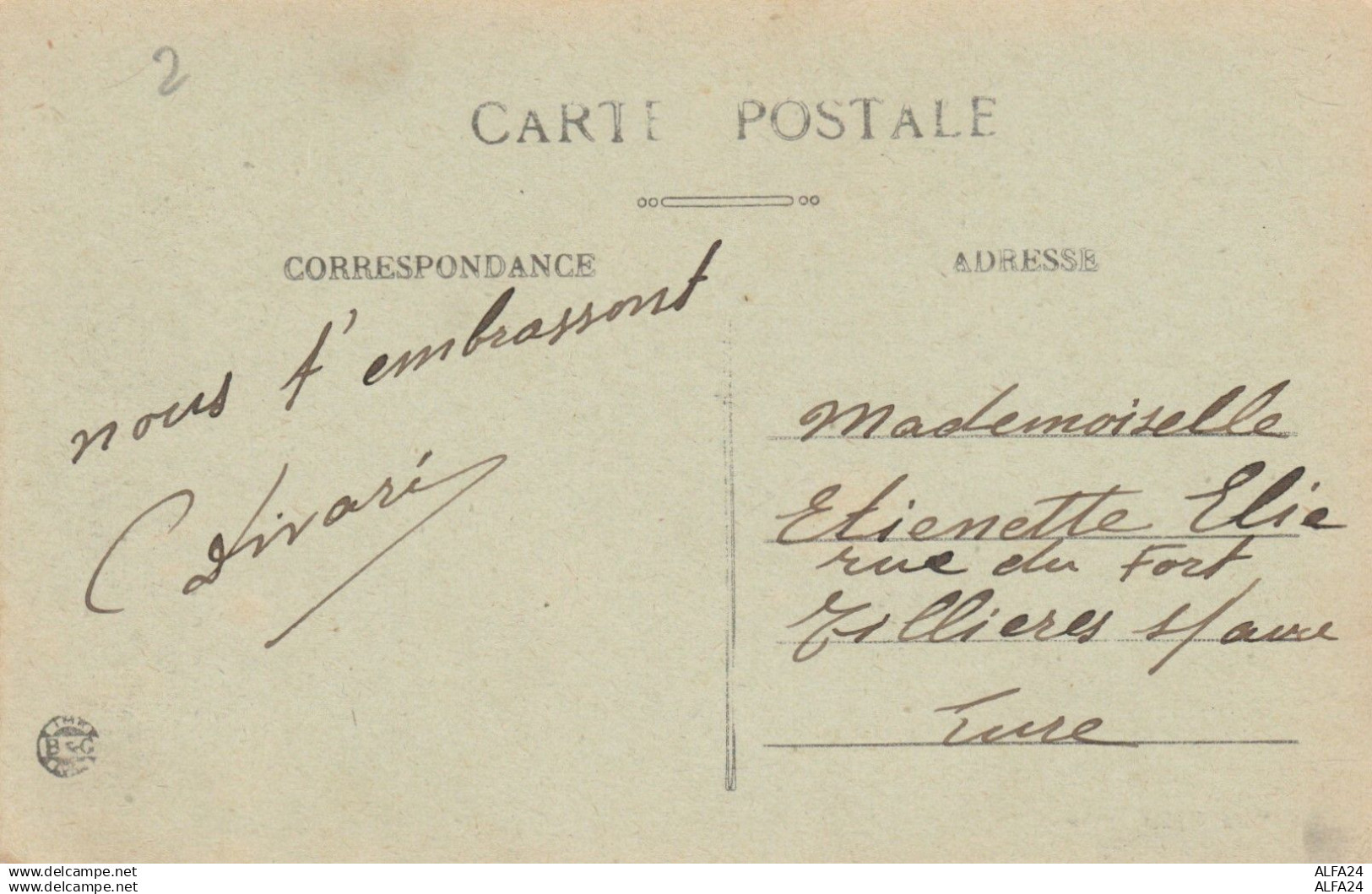 CARTOLINA NON VIAGGIATA PRIMI 900 PONT-DE CHERUY FRANCIA (TY270 - Pont-de-Chéruy