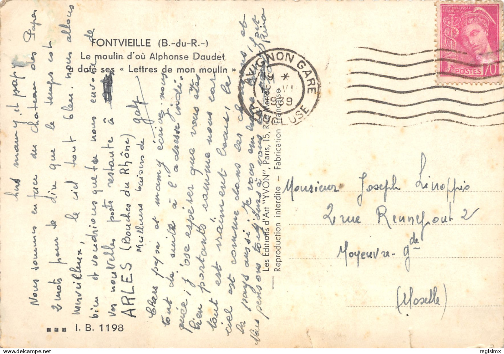 13-FONTVEILLE-N°TB3600-A/0229 - Fontvieille