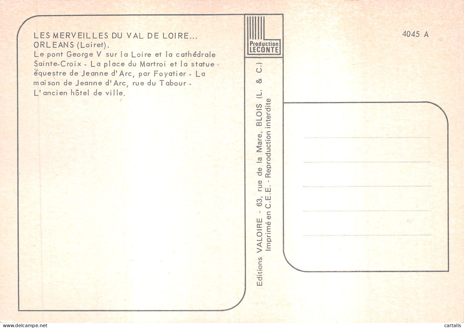 45-ORLEANS-N°4522-B/0389 - Orleans