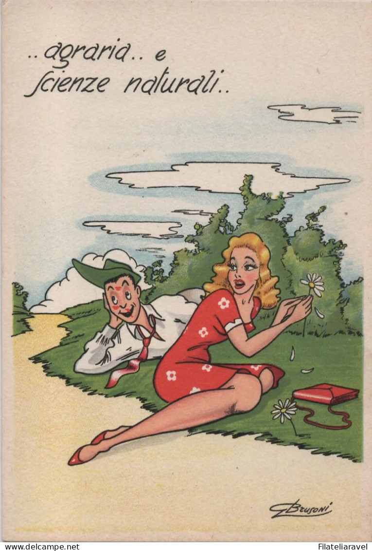 ITALIA - N. 6 CARTOLINE  - UMORISTICHE . Nuove Non Viaggiate  Ed. Brusoni Bologna. OTTIME CONDIZIONI. Cod1089 - Humour