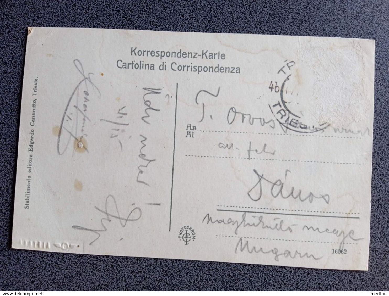 D209292   CPA - Italia - TRIESTE   Ca 1910's   Orvos János - Dános - Nagyküküllő Vármegye - Trieste (Triest)