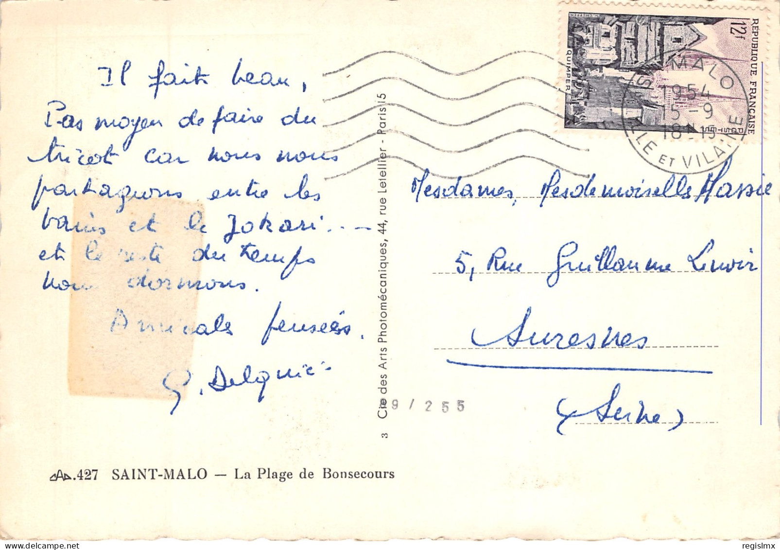 35-SAINT MALO-N°T265-A/0093 - Saint Malo