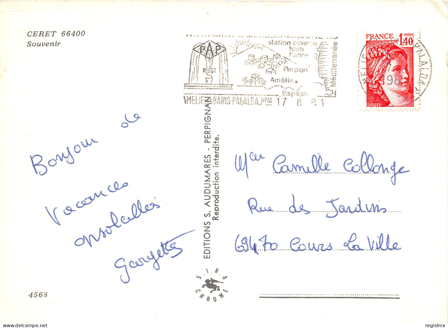 66-CERET-N°T268-D/0331 - Ceret