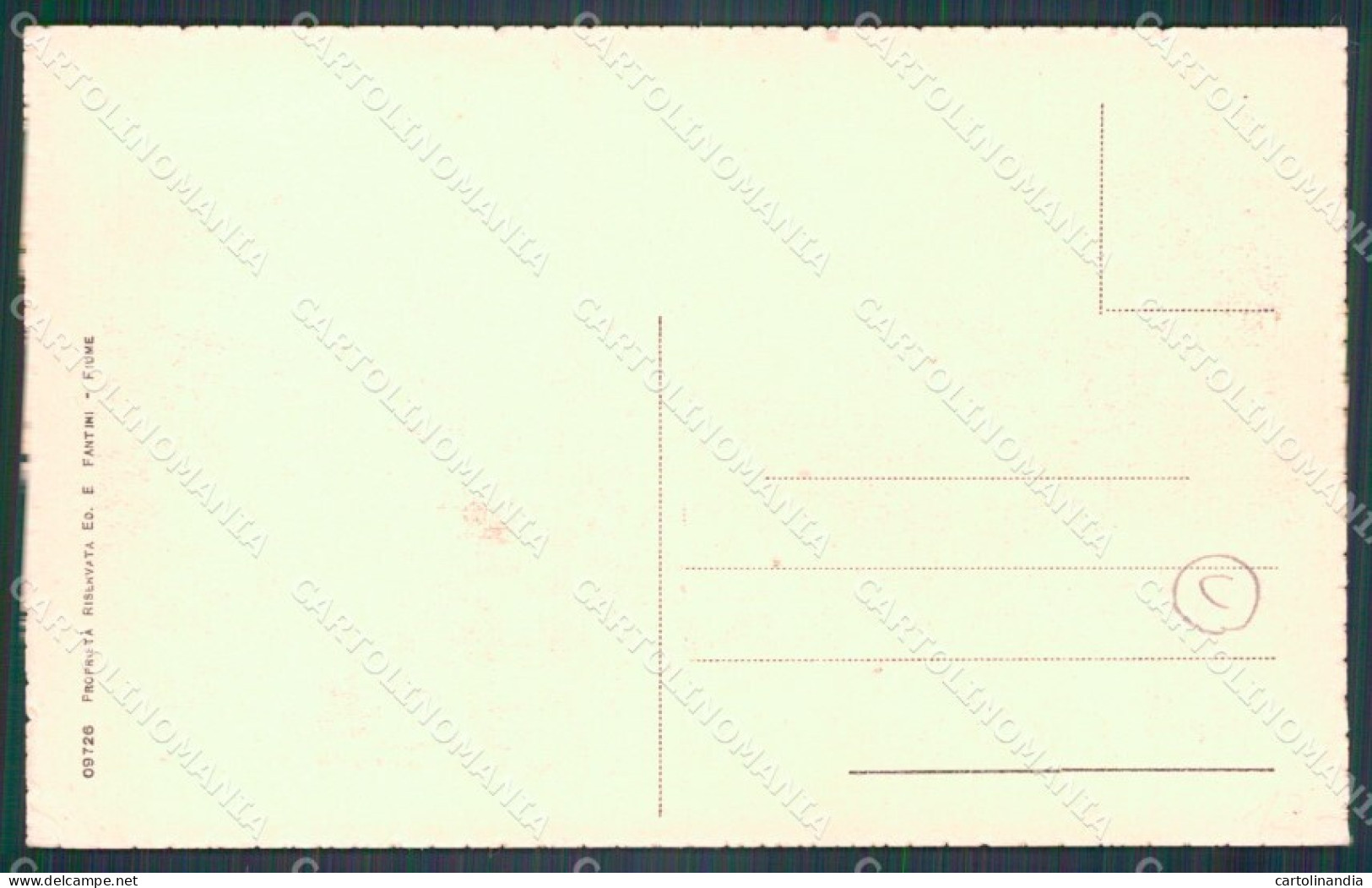 Croazia Fiume Cinque Giornate Di Militari ABRASA Cartolina QT4077 - Mondo