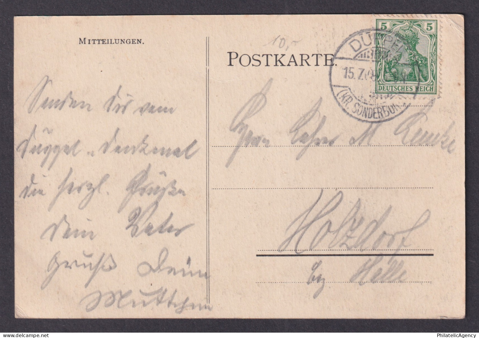 Vinatge Postcard GERMANY, The Storming Of The Düppel Schanzen On April 18 1864 - Other Wars