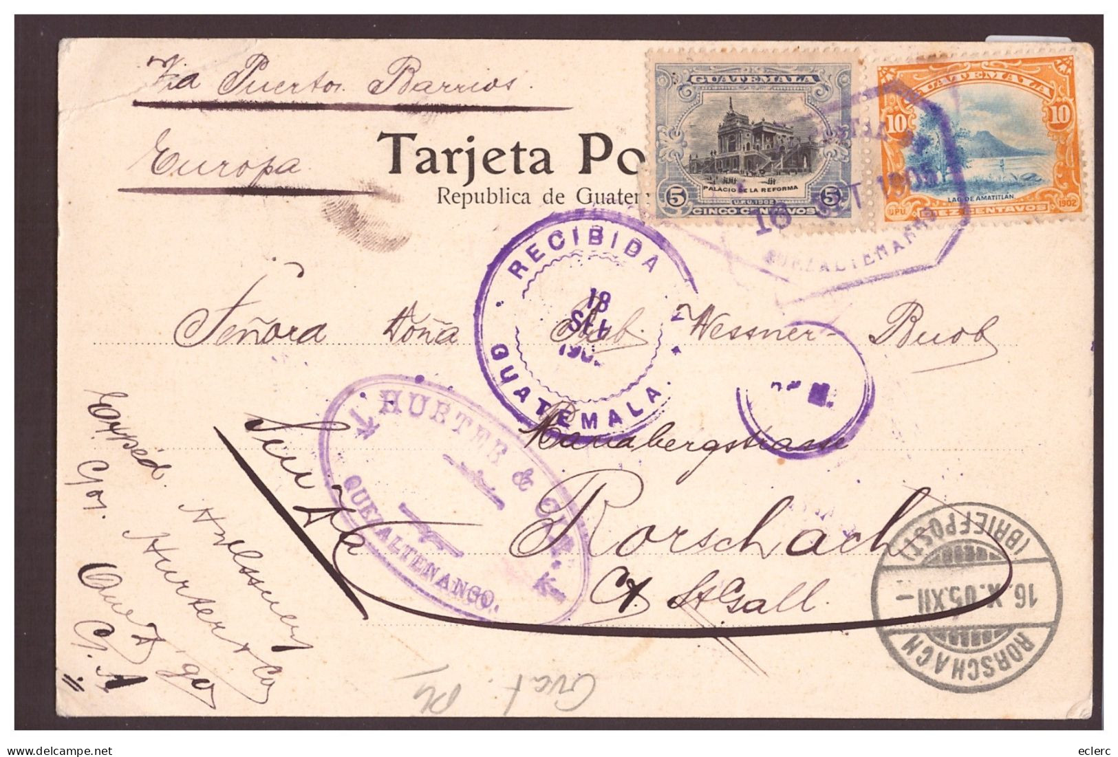 GUATEMALA - MORALES - B ( PLI D'ANGLE ) - Guatemala