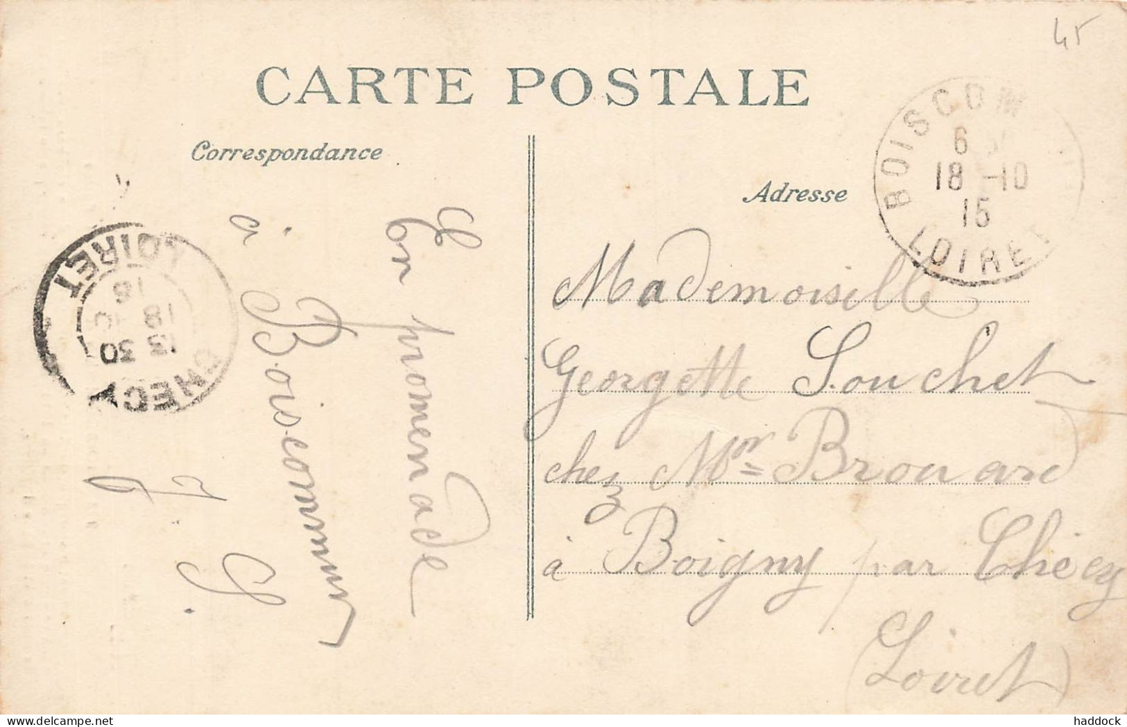 BOISCOMMUN - L'EGLISE - Amilly