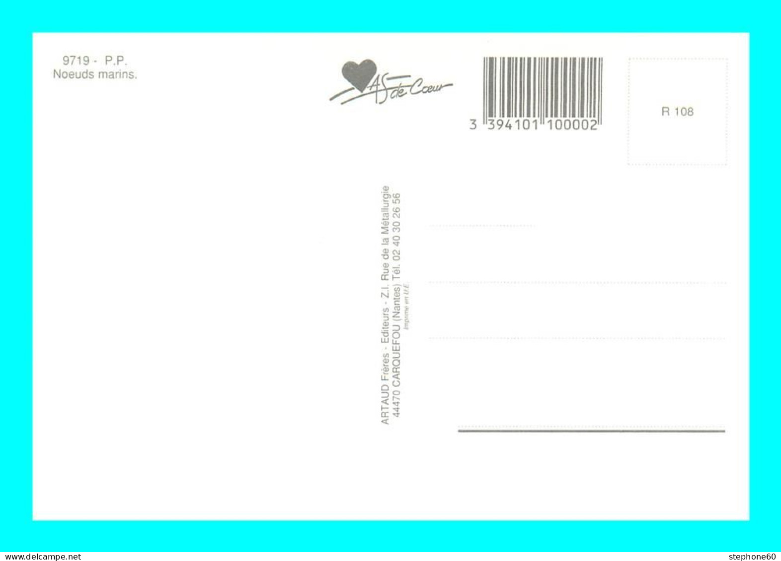 A945 / 311 PÊCHE Noeuds Marins - Multivues - Fischerei