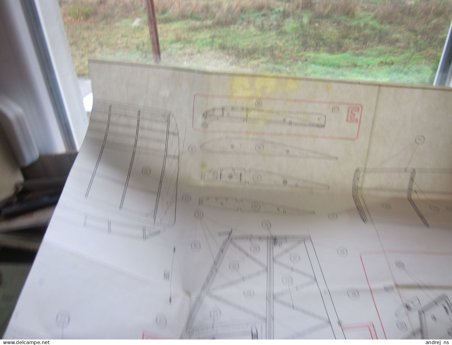 ASTERIX plane igra draft sketch for models with dimensions and measurements construction kit