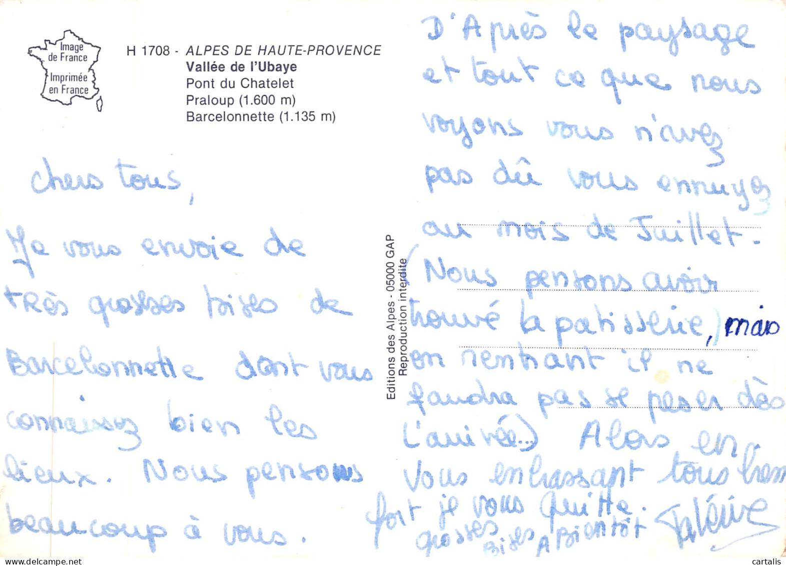 04-BARCELONNETTE PRALOUP-N°3745-C/0079 - Barcelonnette