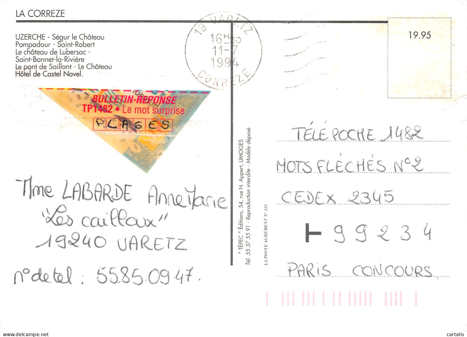 19-UZERCHE-N°4133-C/0381 - Uzerche