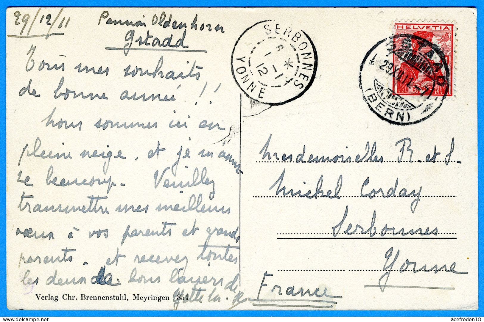 GSTAAD - Vue Générale - Gstaad