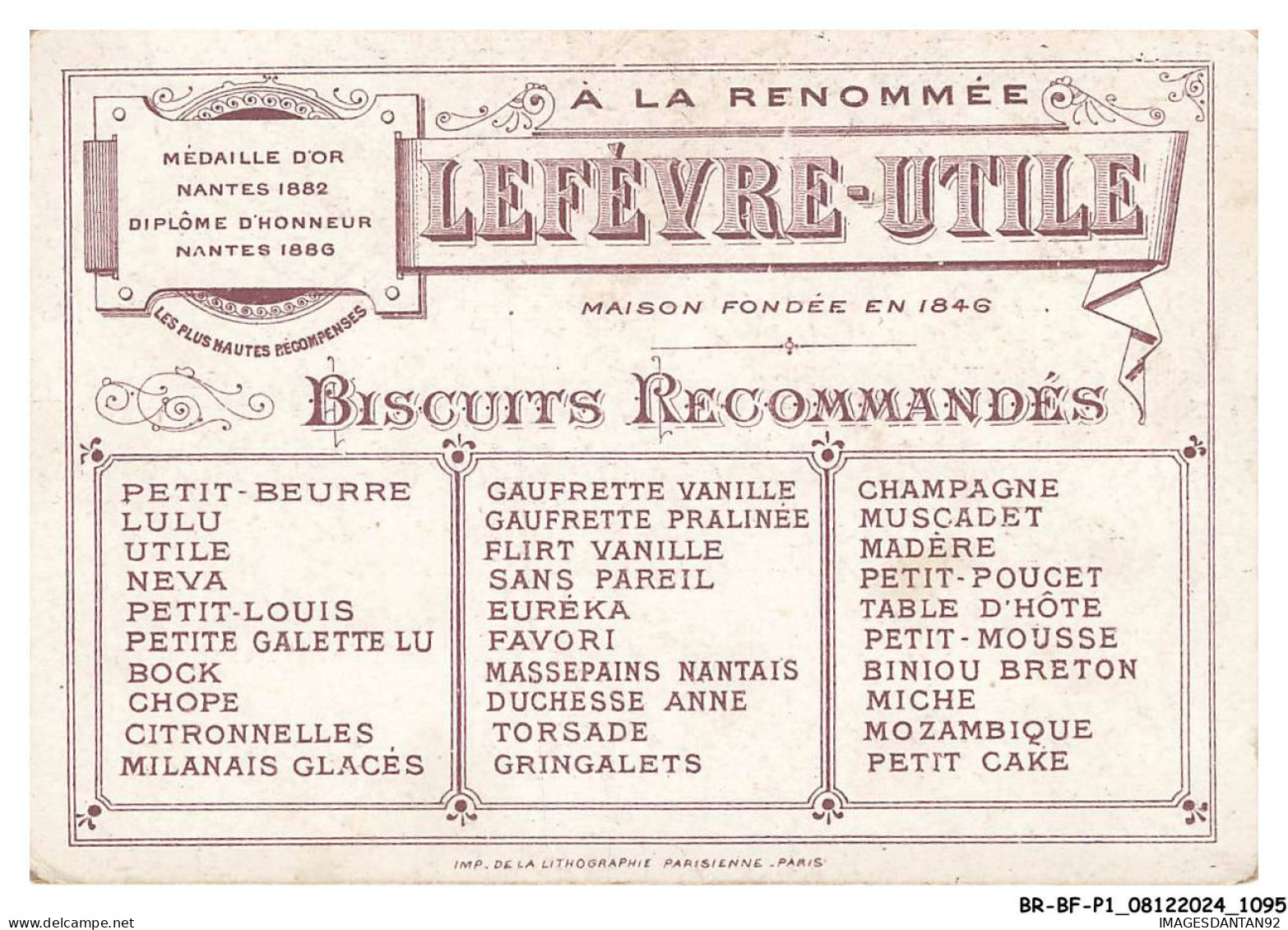 BR-BFP1-0548-CHROMOS - BISCUIT-LEFERVRE-UTILE - Chevalier - Autres & Non Classés