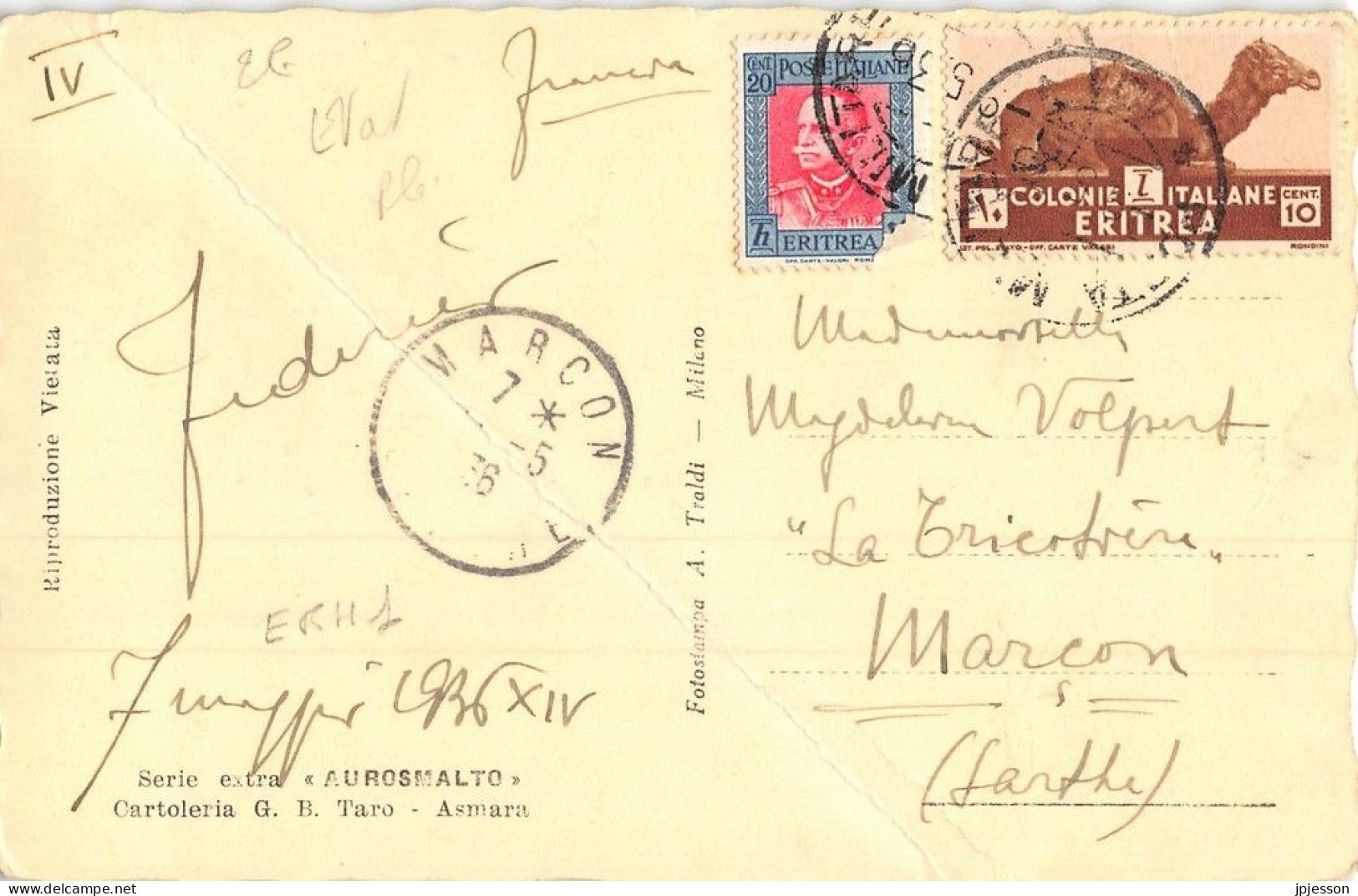 ERYTHREE - AFRICA ORIENTALE - ADIGRAT - Eritrea