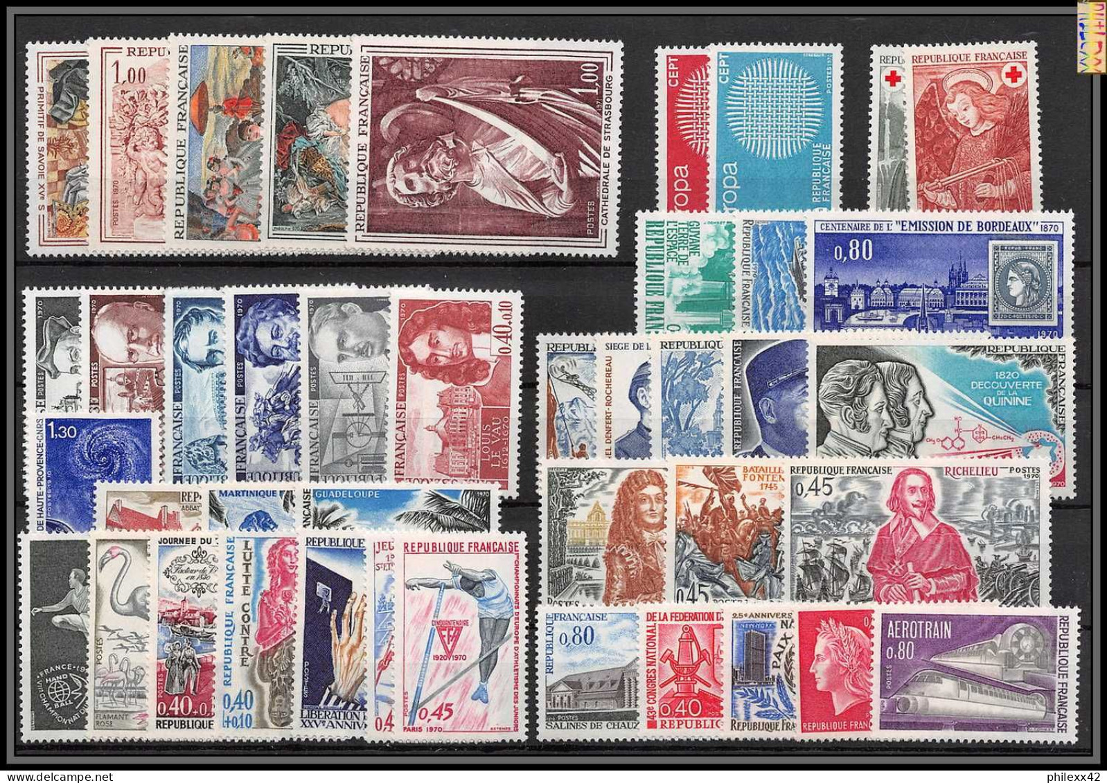 Départ 1 EURO - FRANCE COMPLET 1970 / 1978 NEUF ** MNH A SAISIR Forte Cote - ....-1939