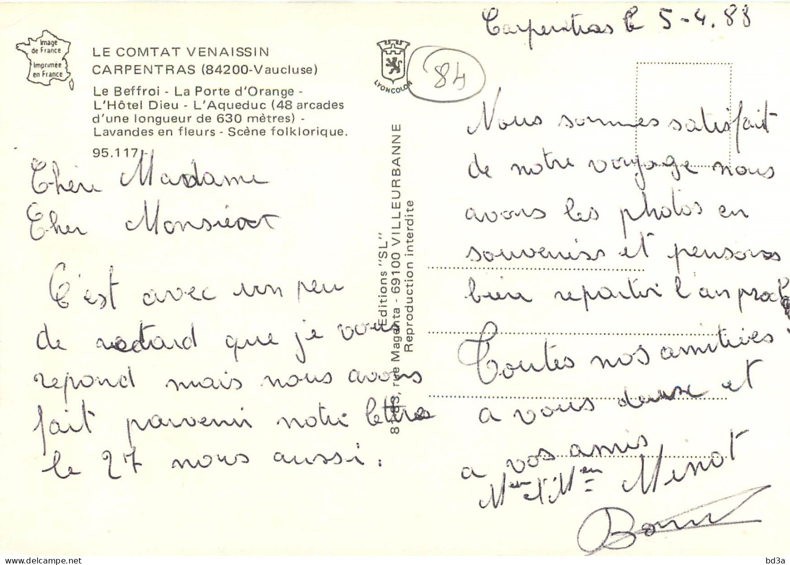 84 - CARPENTRAS MULTIVUES - Carpentras