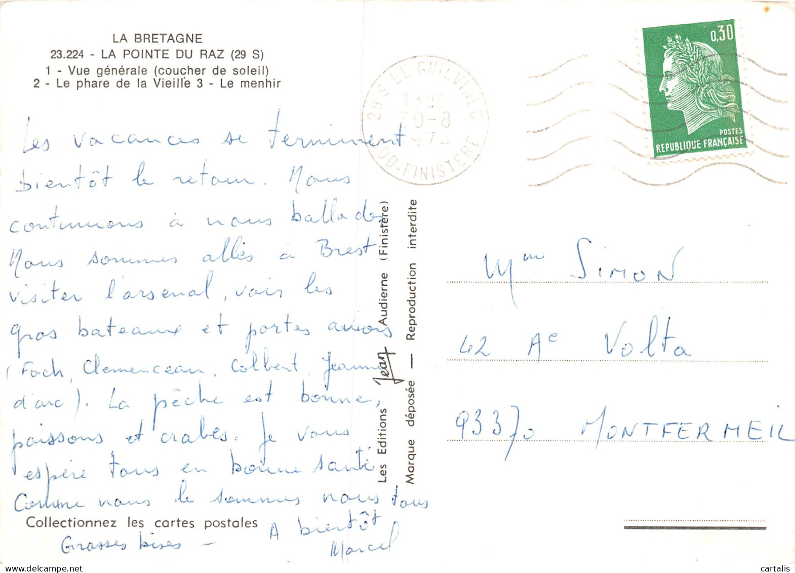 29-LA POINTE DU RAZ-N°4166-C/0167 - La Pointe Du Raz