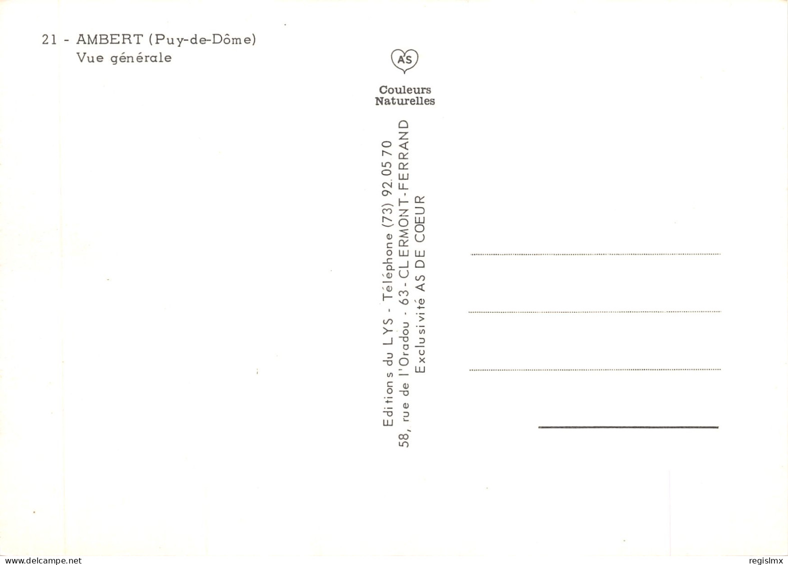 63-AMBERT-N°544-D/0371 - Ambert