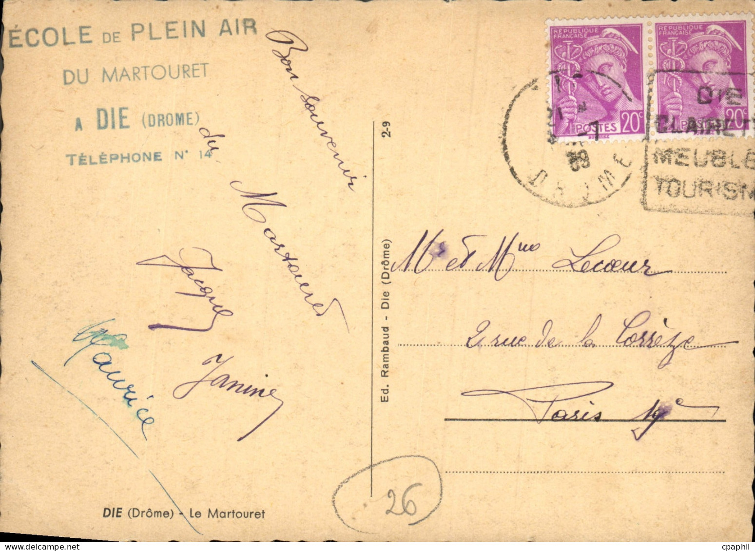 CPSM Die Le Martouret - Die