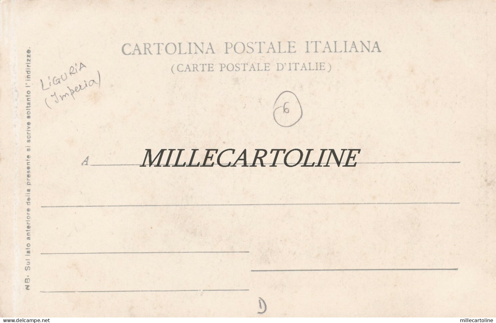 SAN REMO:  Via Cisterna - Imperia