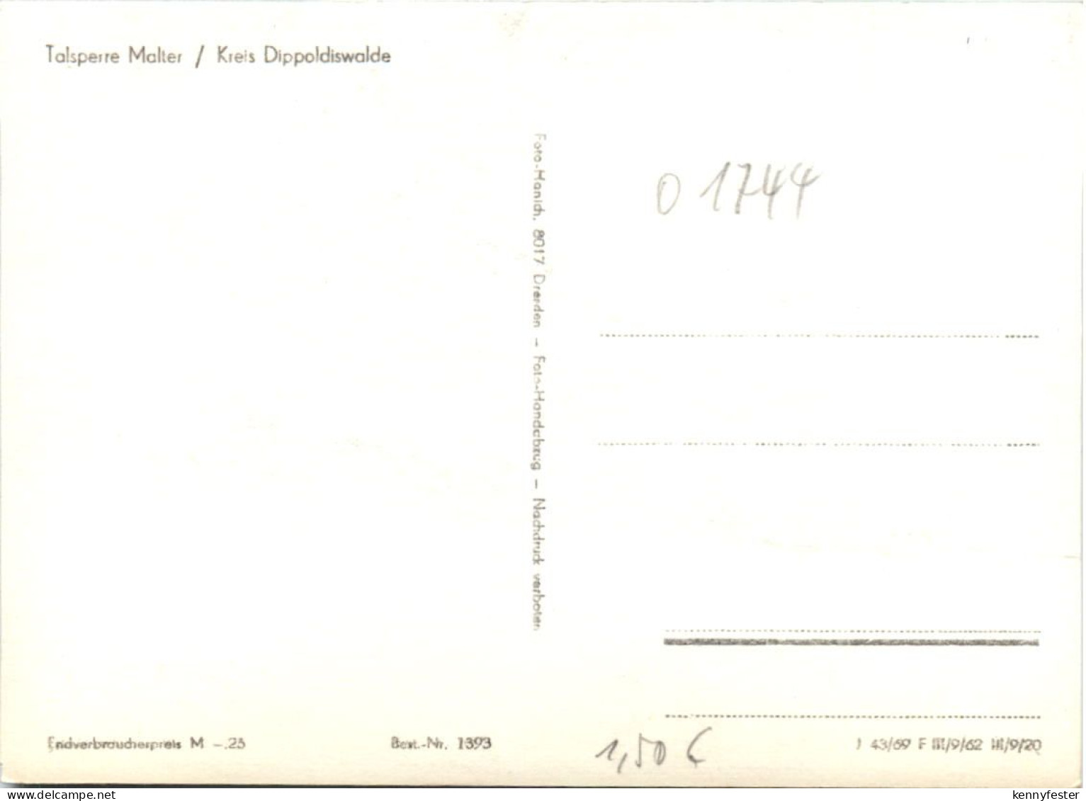 Talsperre Malter Bei Dippoldiswalde - Dippoldiswalde