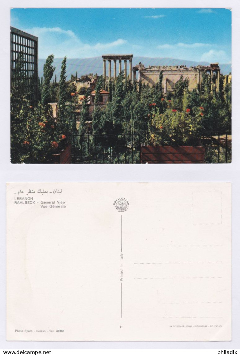 @ Libanon Baalbeck Vue Génerale (PK/133) - Libanon