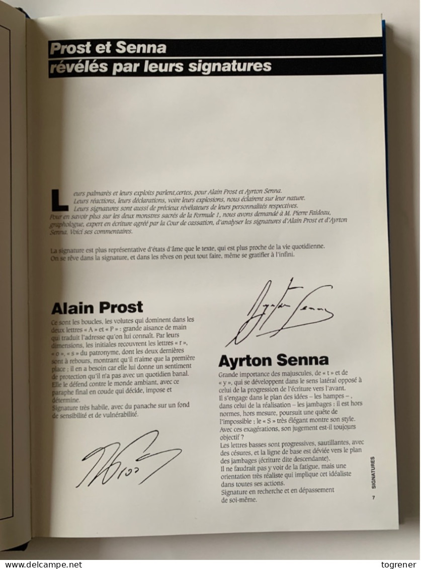 Le Livre D’or Formule 1 1990 Solar 160 Pages Senna Prost Mansell Piquet Photos Couleurs Complet Excellent état - Car Racing - F1