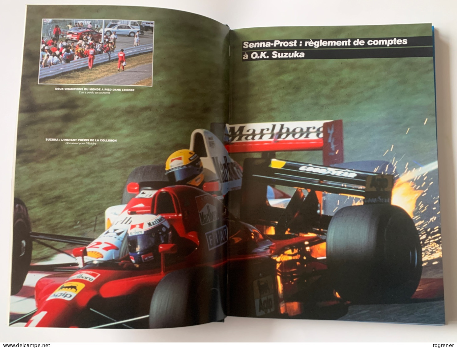 Le Livre D’or Formule 1 1990 Solar 160 Pages Senna Prost Mansell Piquet Photos Couleurs Complet Excellent état - Car Racing - F1