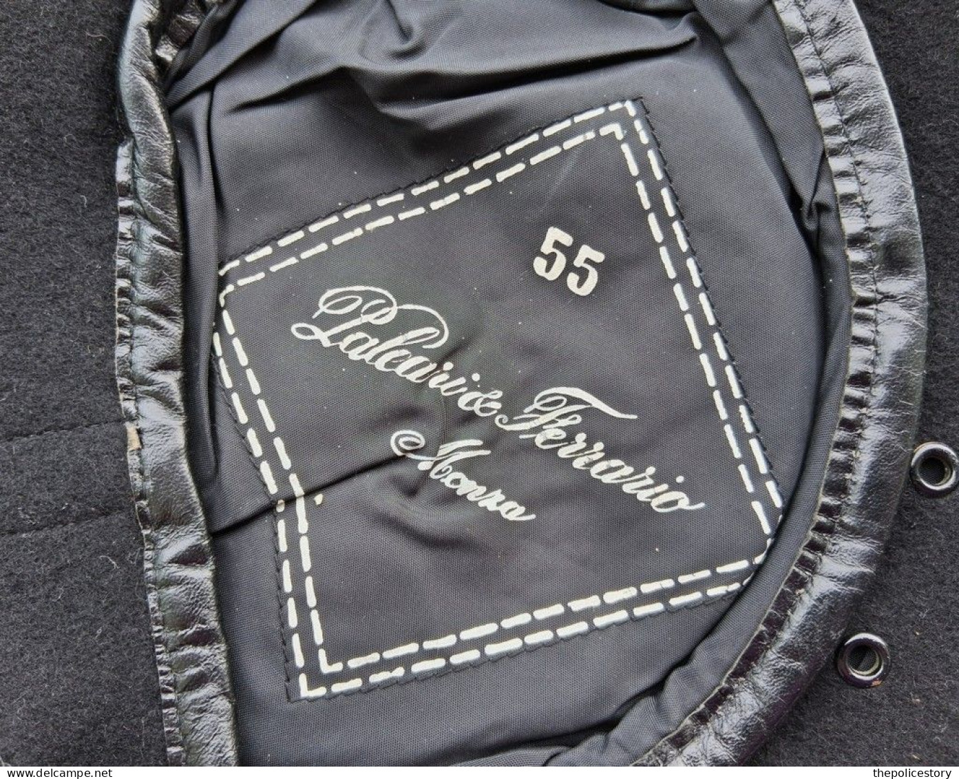 Basco Nero Di Fornitura E.I. Anni '70/80 Taglia 55 Nuovo Di Magazzino Mai Usato - Headpieces, Headdresses