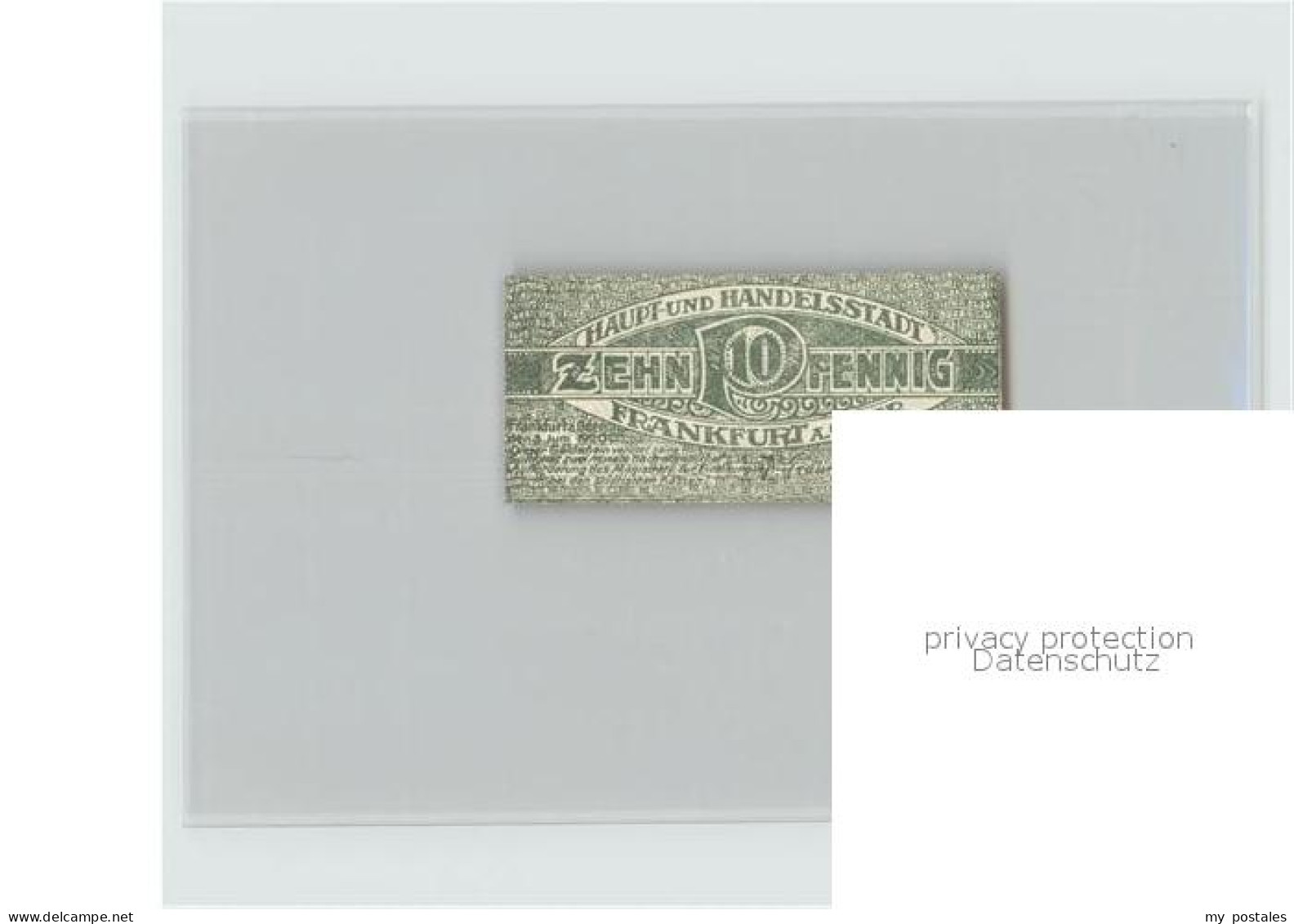 Frankfurt Oder 10 Pfennig Geldschein - Frankfurt A. D. Oder