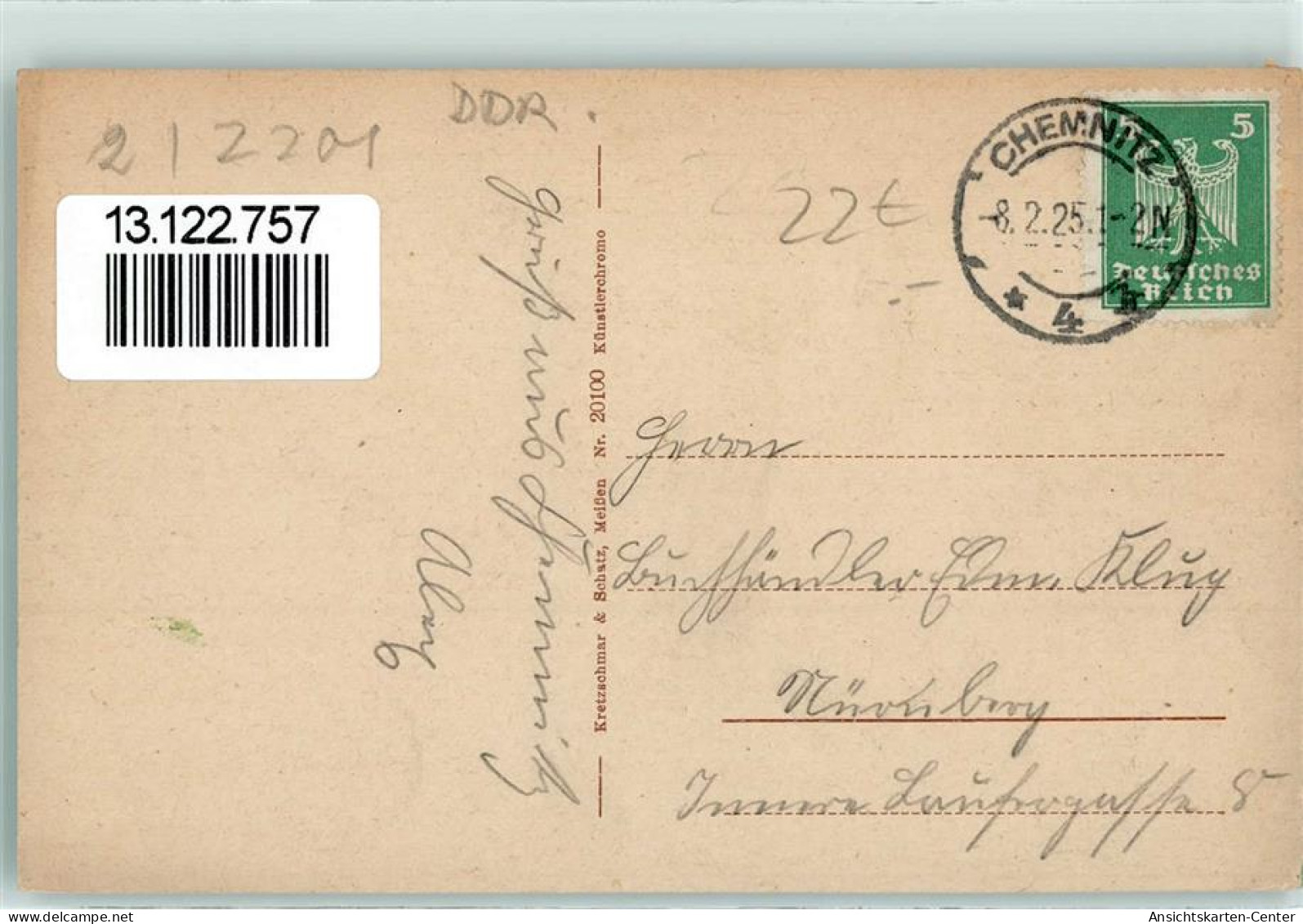 13122757 - Chemnitz , Sachs - Chemnitz