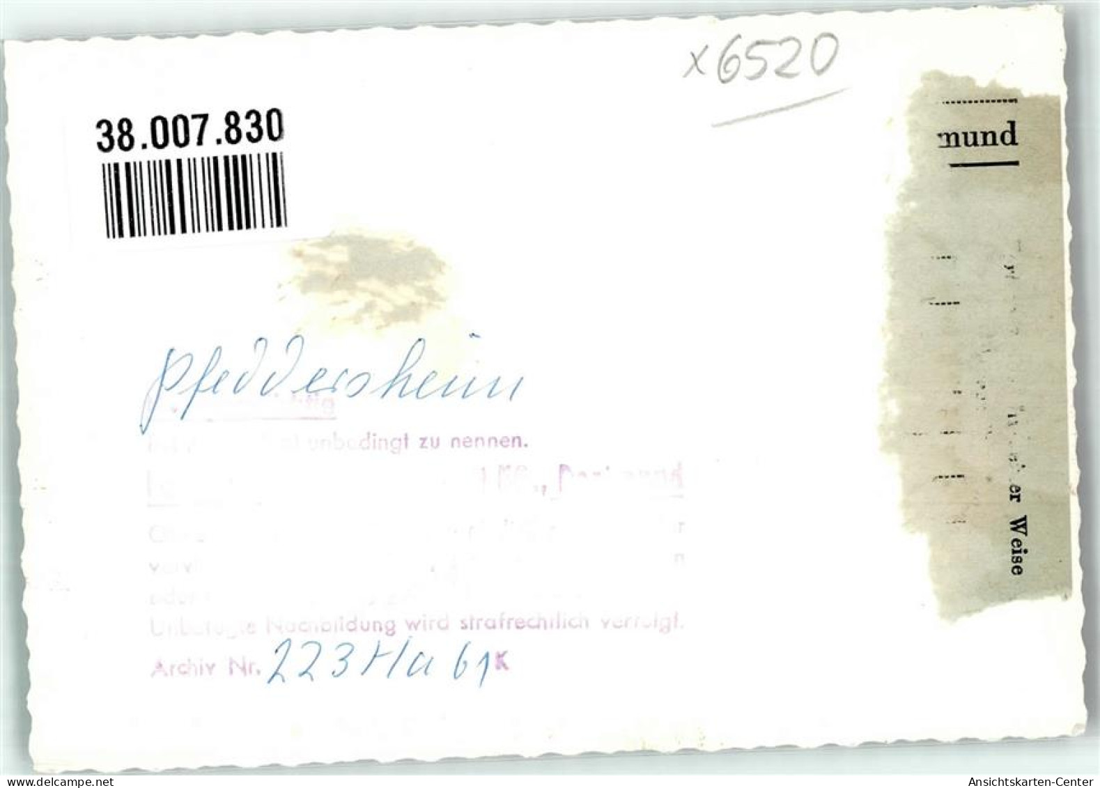 38007830 - Pfeddersheim - Worms