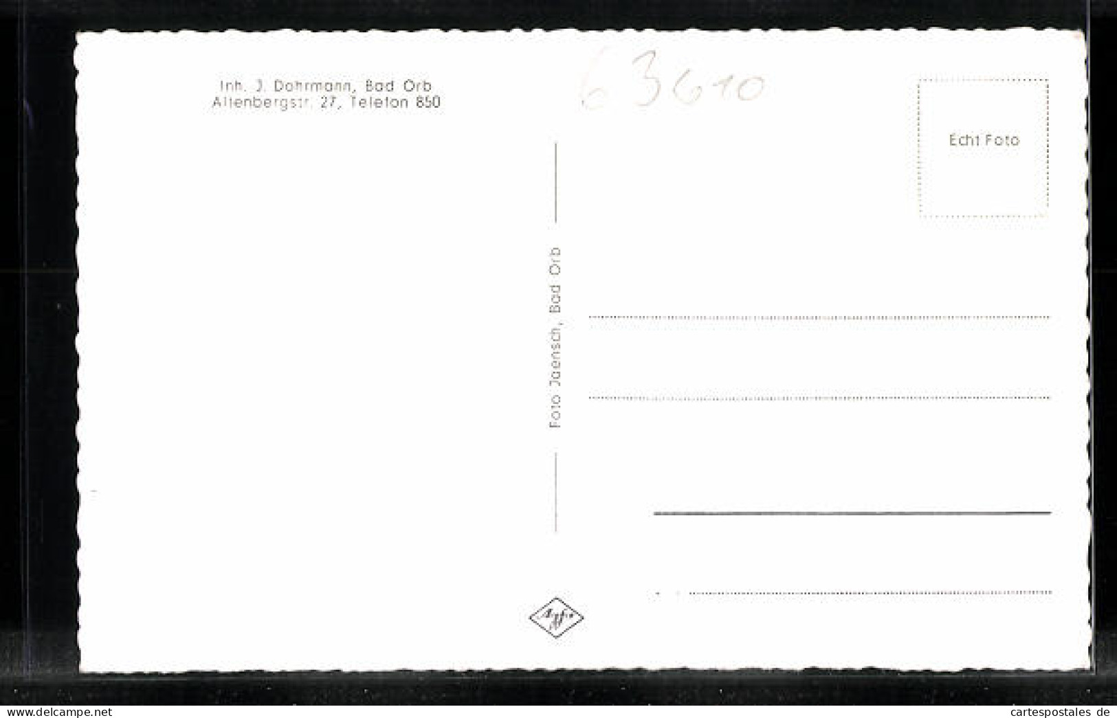 AK Bad Orb, Am Haus Thuringia - Bad Orb