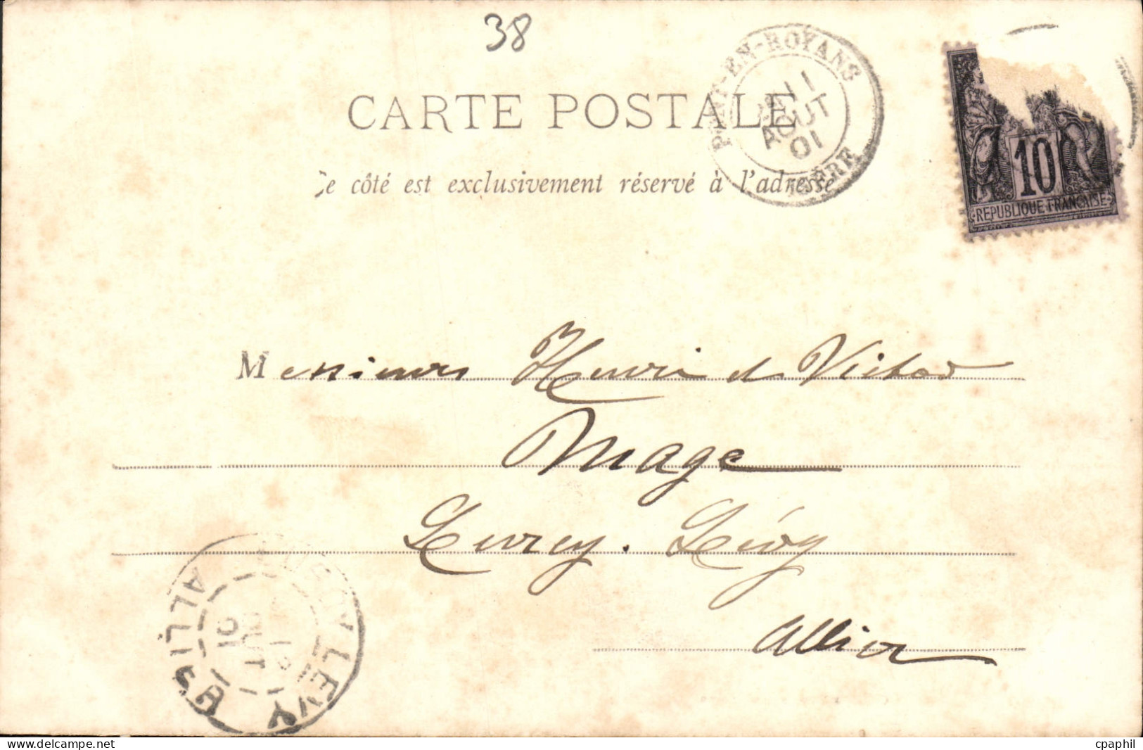 CPA Cascade Des Goulets - Alpinismus, Bergsteigen