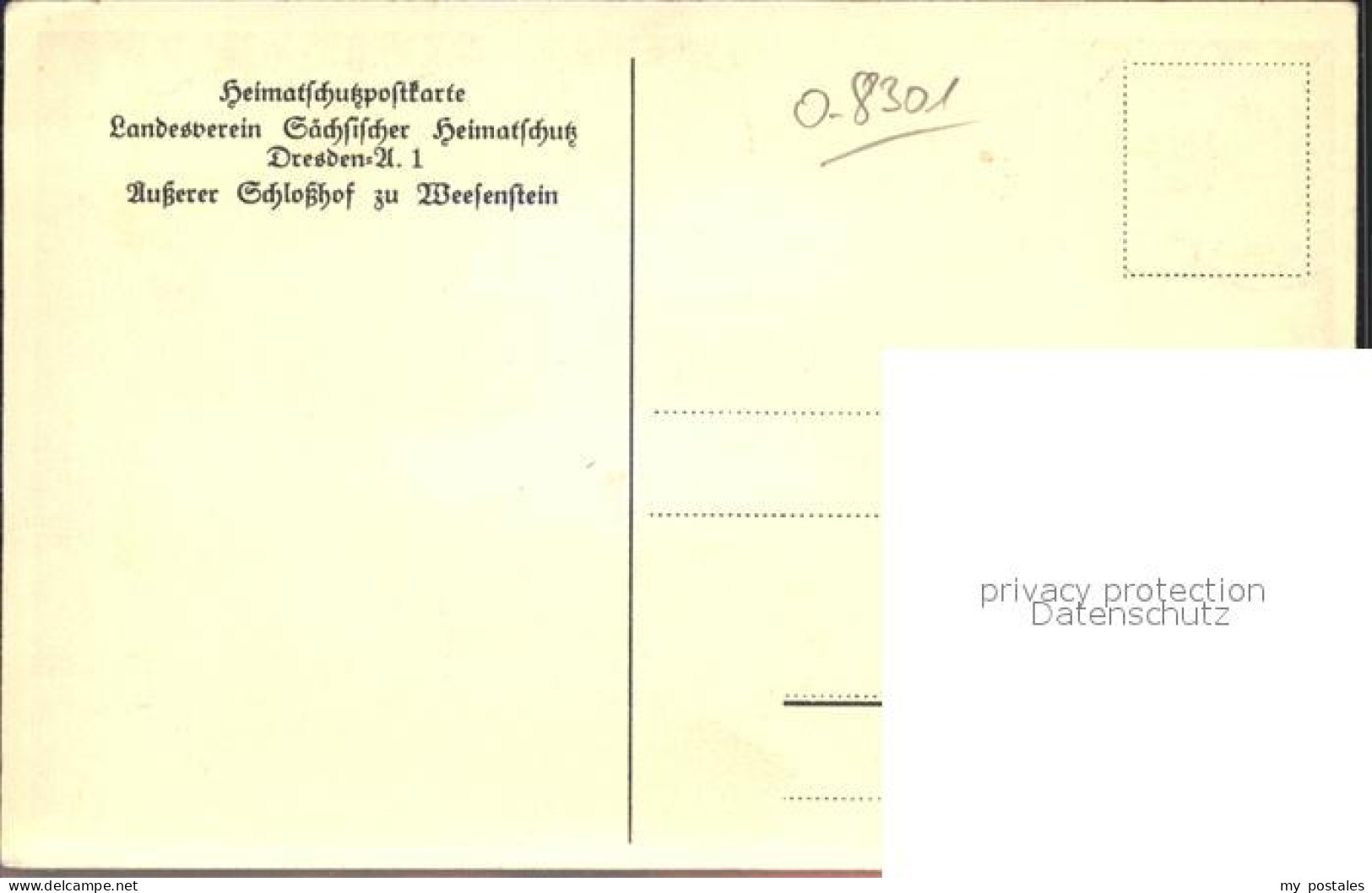 Weesenstein Aeusserer Schlosshof - Maxen