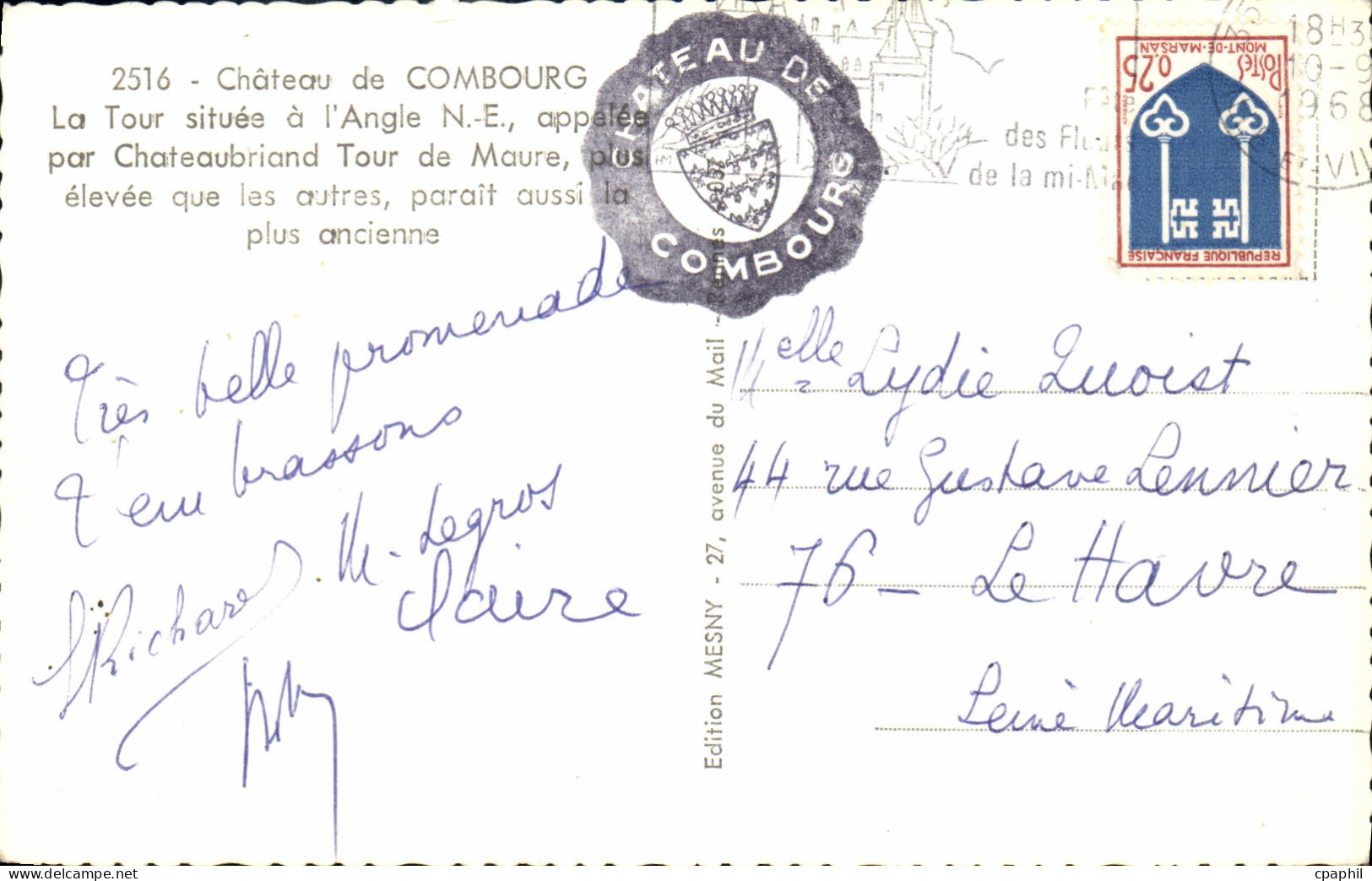 CPM Combourg Chateau - Combourg