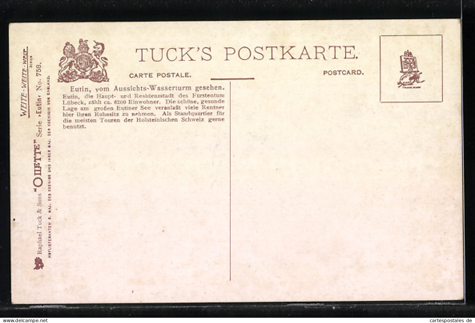 AK Eutin, Blick Vom Aussichts-Wasserturm - Eutin