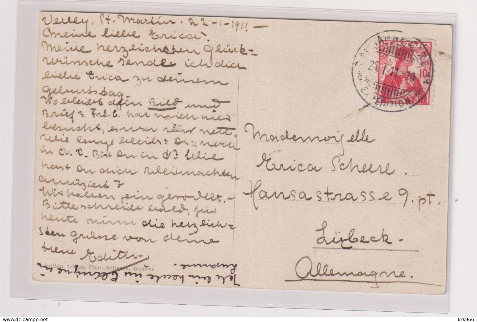 SWITZERLAND BOB Nice Postcard - Wintersport