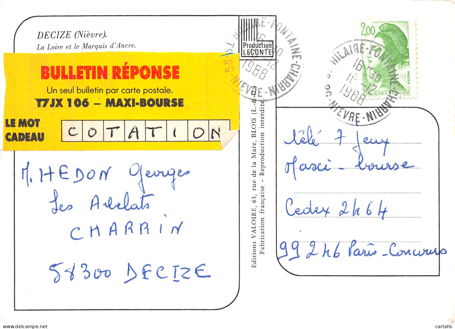 58-DECIZE-N° 4410-A/0393 - Decize