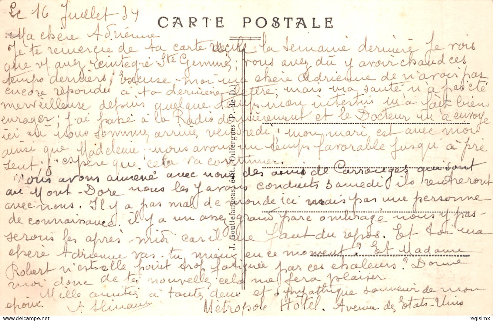 63-CHATEL GUYON-N°2133-D/0251 - Châtel-Guyon