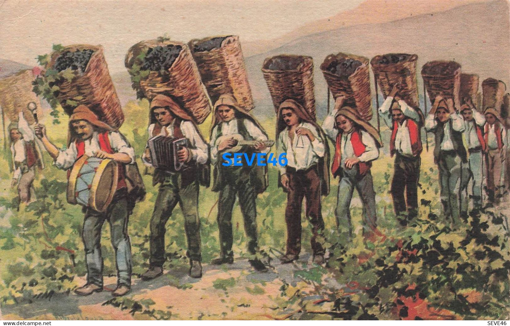 01125A - PORTUGAL LOT DE 9 CPA Folklore Régionalisme Pesca Sardinha DOURO PORTO MINHO - Verzamelingen & Kavels