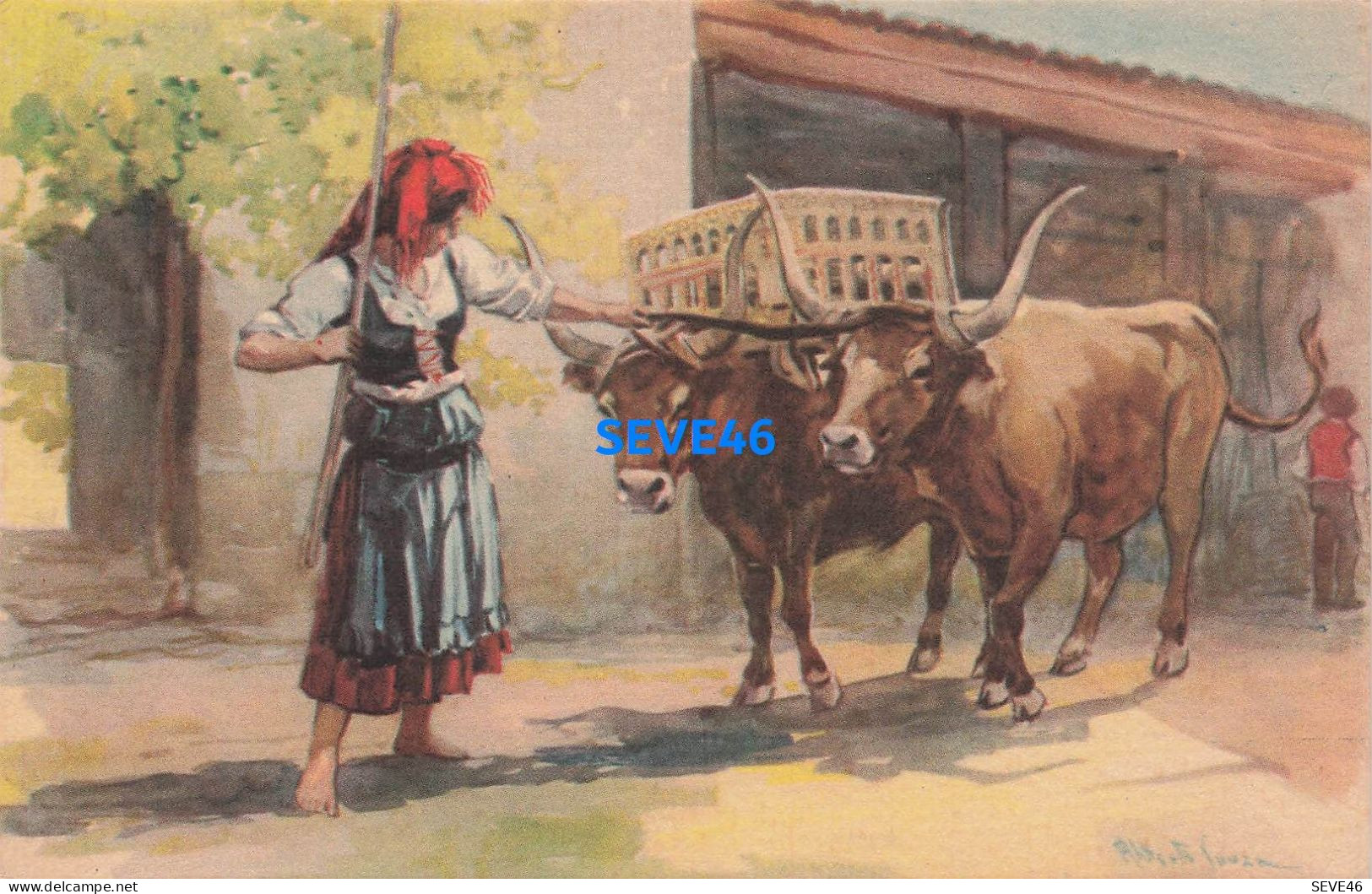01125A - PORTUGAL LOT DE 9 CPA folklore régionalisme pesca sardinha DOURO PORTO MINHO