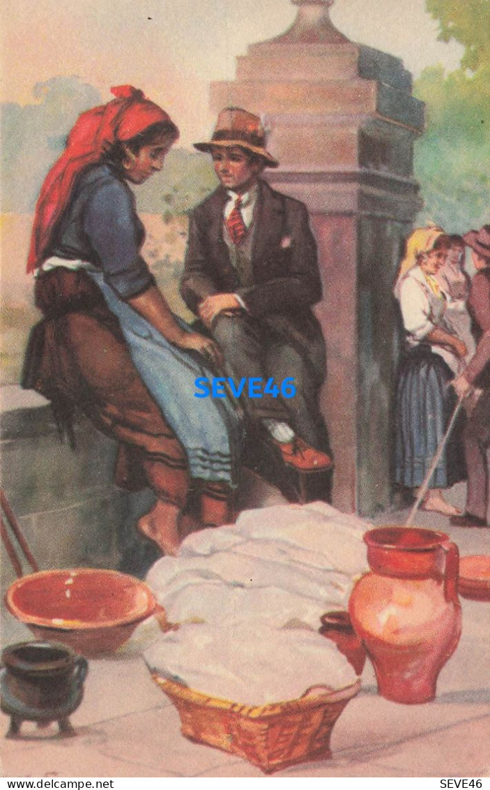 01125A - PORTUGAL LOT DE 9 CPA folklore régionalisme pesca sardinha DOURO PORTO MINHO