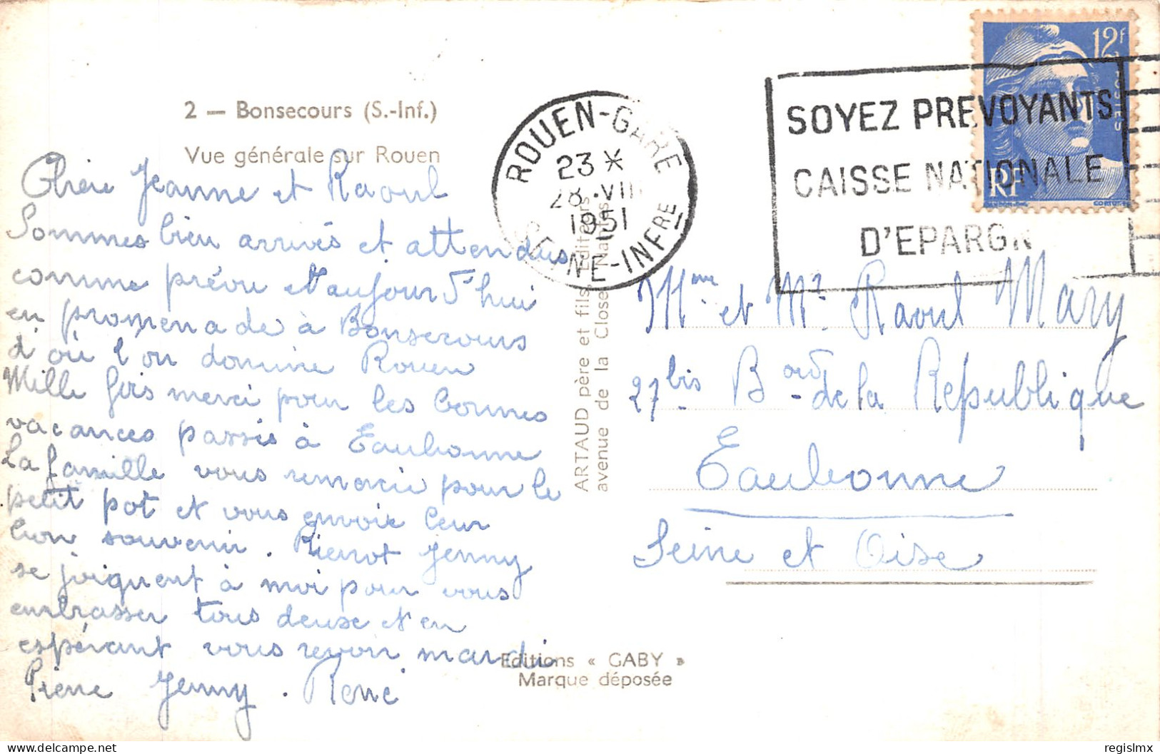 76-BONSECOURS-N°2136-E/0397 - Bonsecours