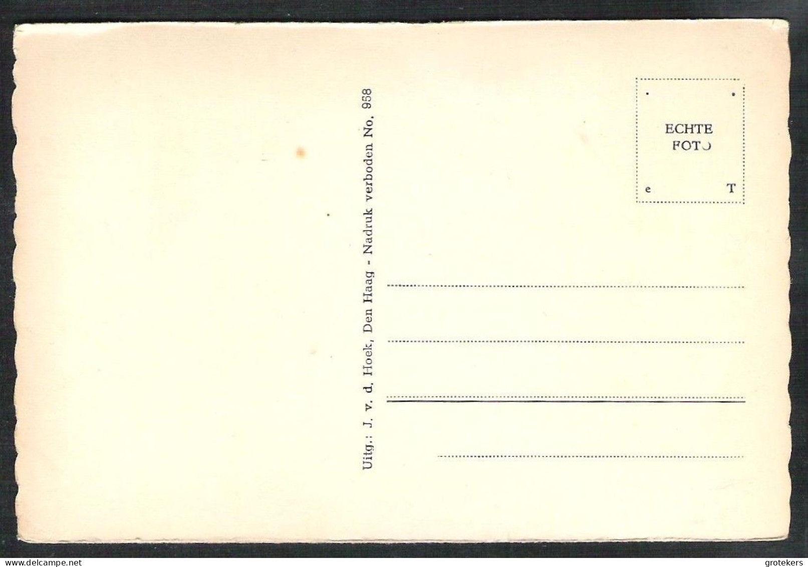 SCHEVENINGEN Boulevard ± 1956 - Scheveningen