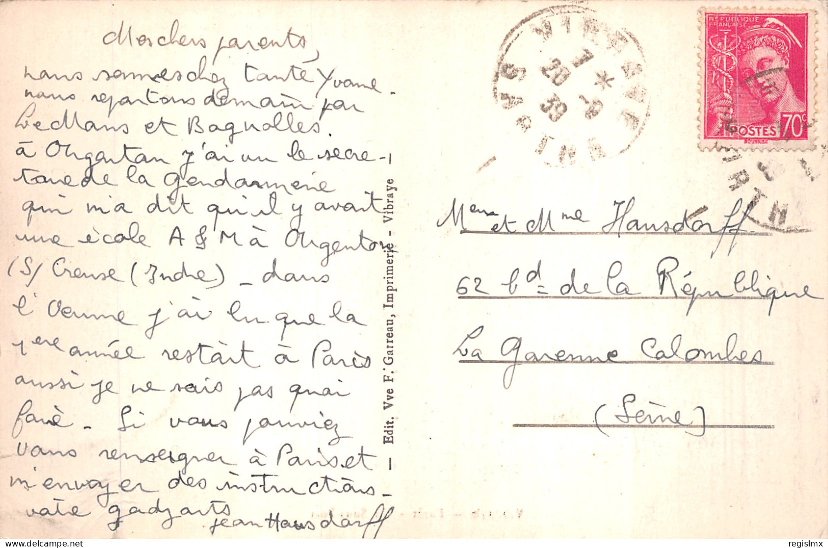 72-VIBRAYE-N°2139-E/0027 - Vibraye