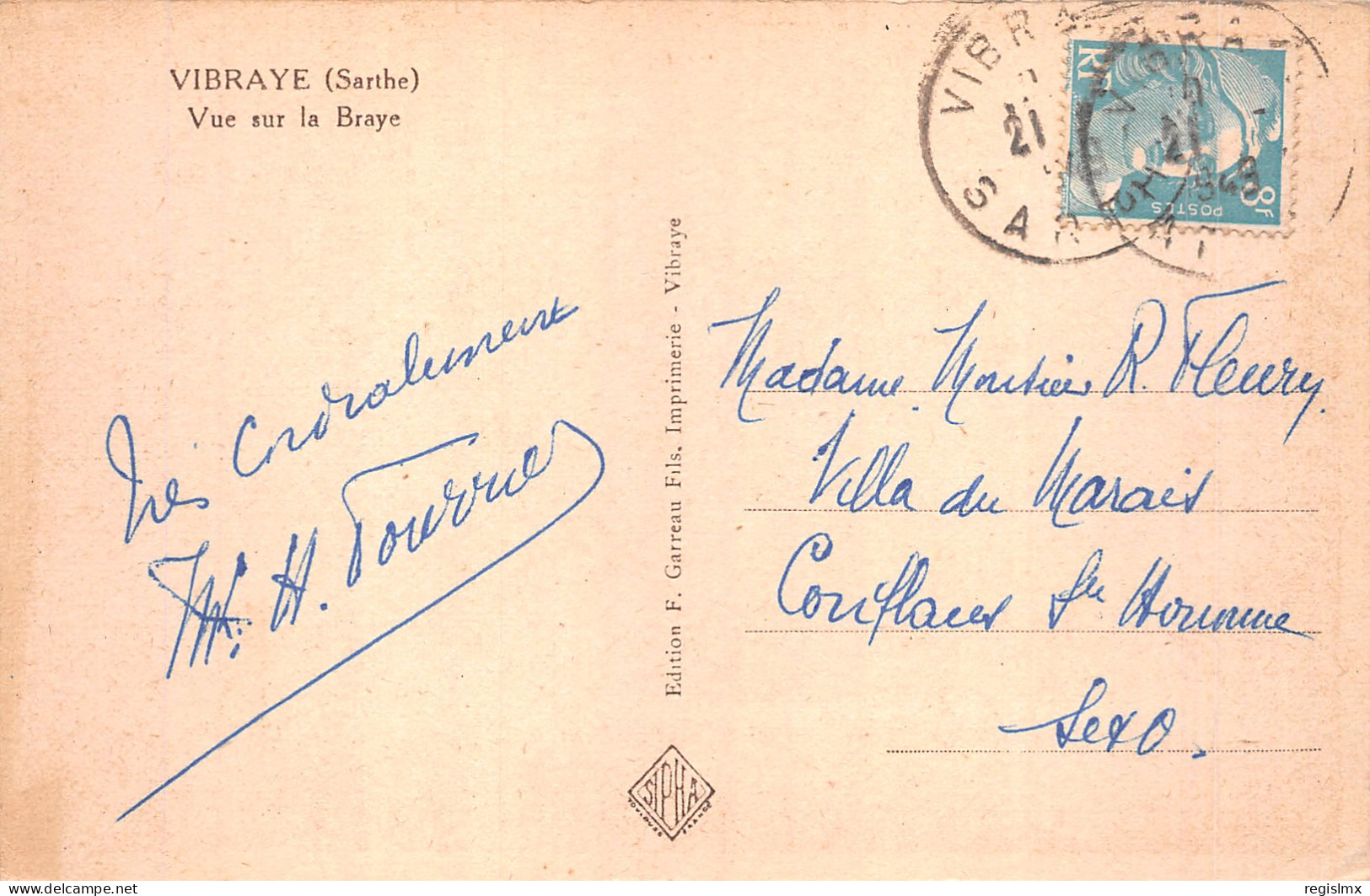 72-VIBRAYE-N°2139-E/0011 - Vibraye