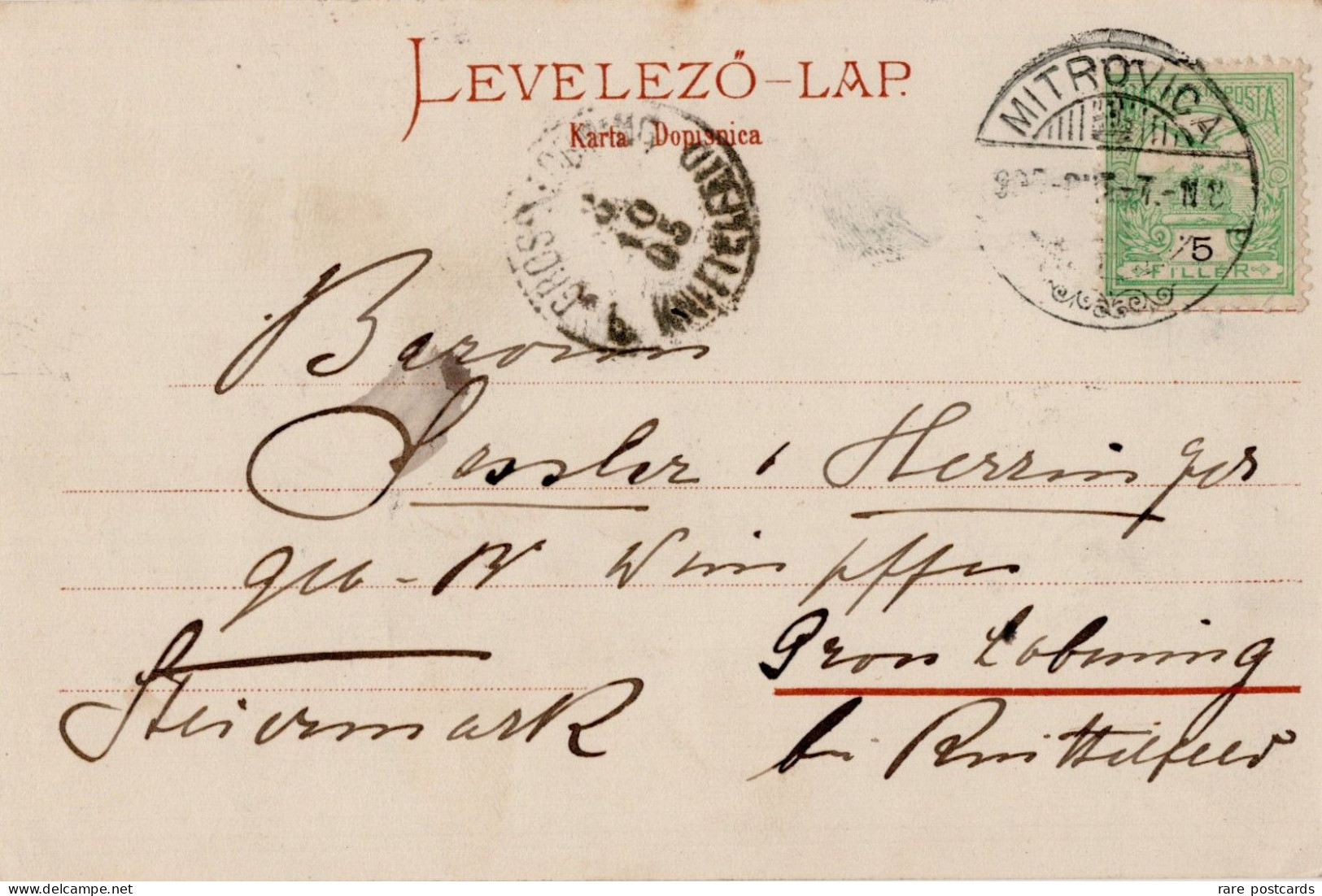 Sremska Mitrovica 1902 - Serbien