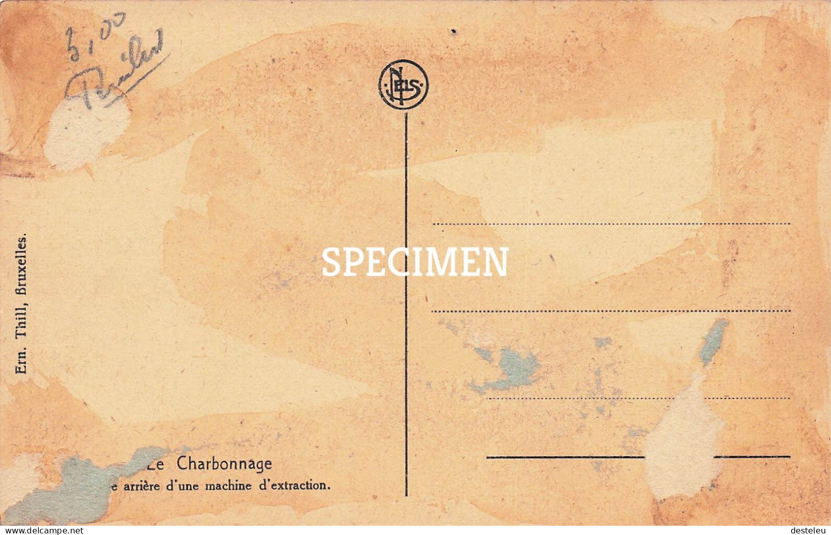 Le Charbonnage - Arrière D'une Machine D'extraction - Bergbau