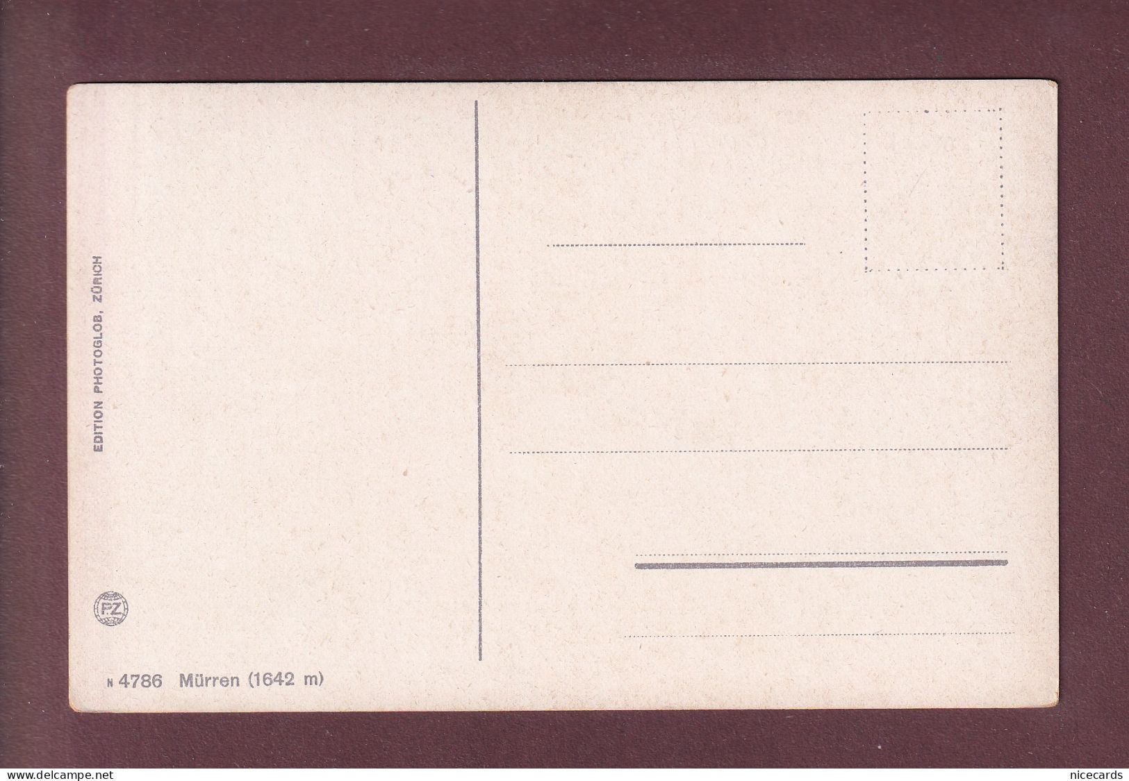 MÜRREN - Bahn - Mürren